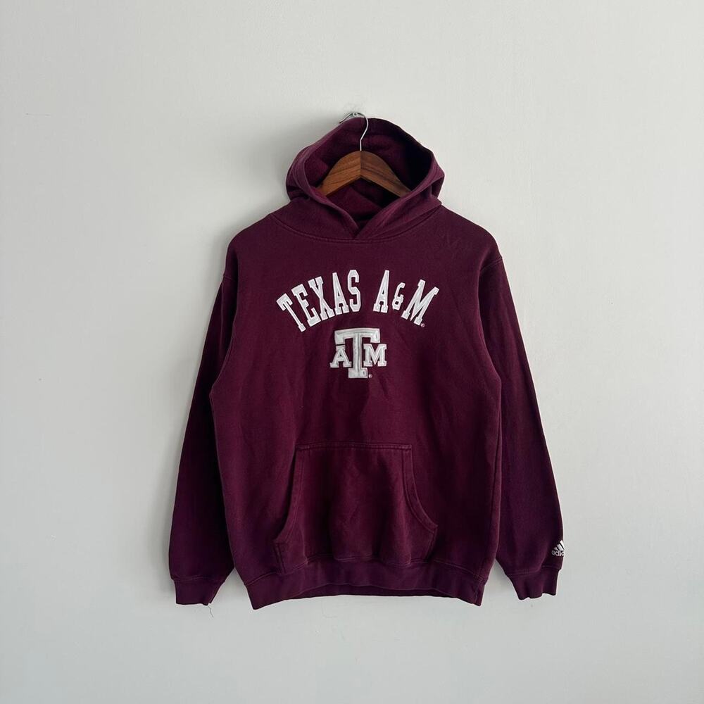 Vintage y2k Adidas Texas A&M Aggies College Hoodie